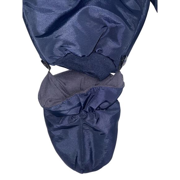 Disney Store Baby Snowsuit 12mo Vintage '99 Navy Embroidered Minnie Mouse - Picture 7 of 14